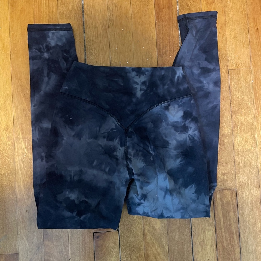 *2 for 10* Kamo Fitness Black Tie-Dye Leggings